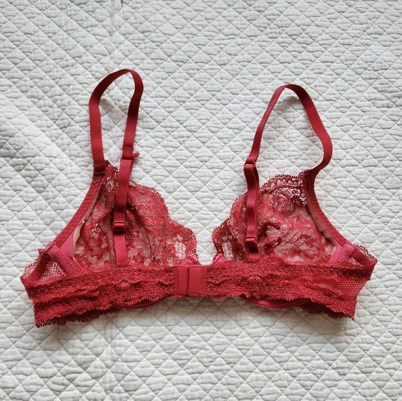 3/$20 Red Lace Bra - Picture 3 of 5
